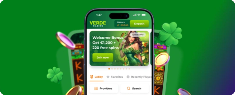 Verde Casino mobile app